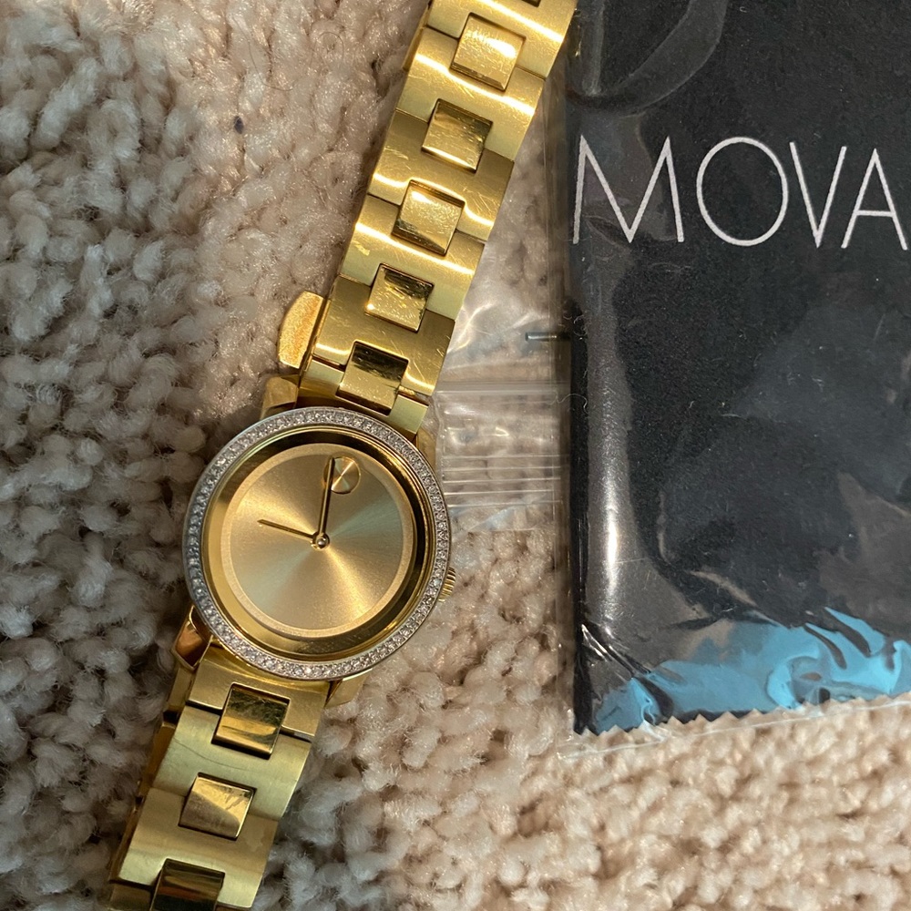 Women bold Swiss Movado watch